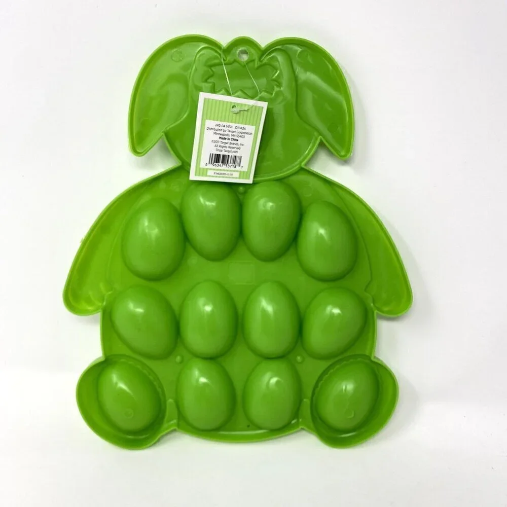 Target Egg Display Tray 12 Eggs Serveware Green Plastic